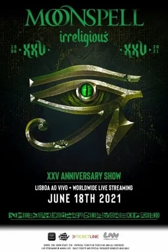 Moonspell: Irreligious XXV Anniversary Show movie poster - Entertainment content