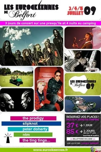 Slipknot Live - Eurockéennes de Belfort 2009 movie poster - Entertainment content