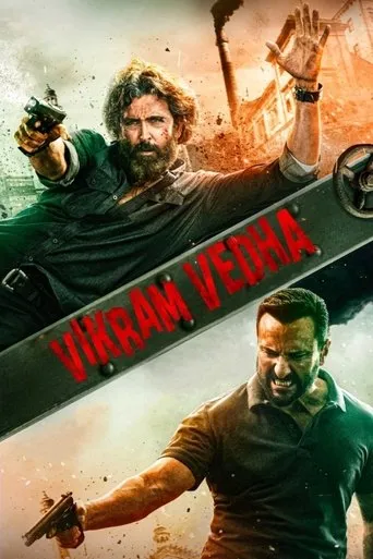 Vikram Vedha movie poster - Rated 6.6/10