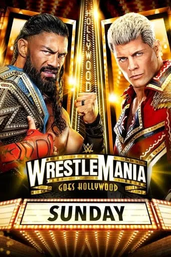 WrestleMania 39 Sunday movie poster - Rated 7.6/10