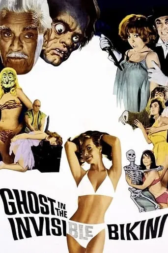 The Ghost in the Invisible Bikini movie poster - Rated 5.179/10