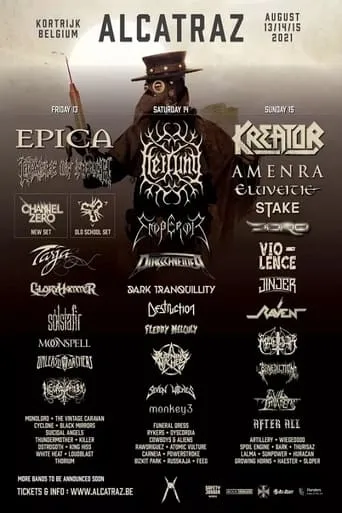Fleddy Melculy: Live at Alcatraz Hard Rock & Metal Festival movie poster - Rated 10/10