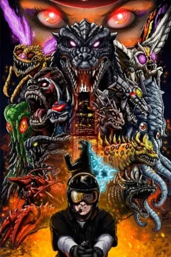Godzilla Battle Royale movie poster - Rated 9/10