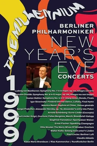 The Berliner Philharmoniker’s New Year’s Eve Concert: 1999 movie poster - Entertainment content