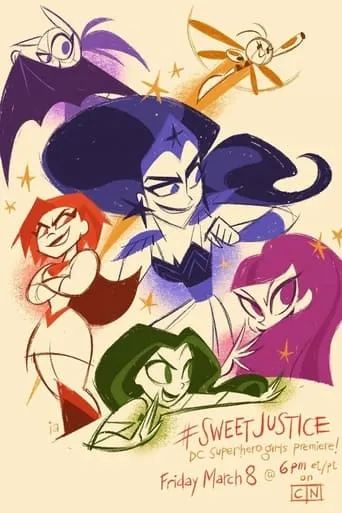 DC Super Hero Girls: Sweet Justice movie poster - Rated 4.7/10