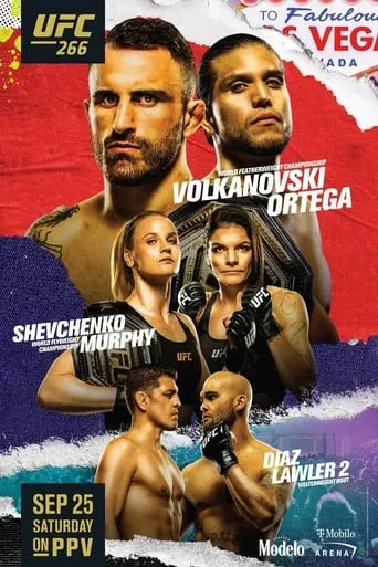 UFC 266: Volkanovski vs. Ortega movie poster - Rated 7/10