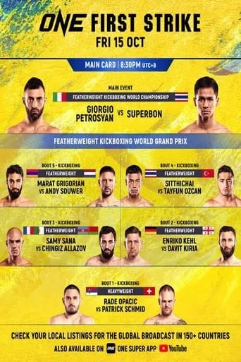 One Championship: First Strike movie poster - Entertainment content