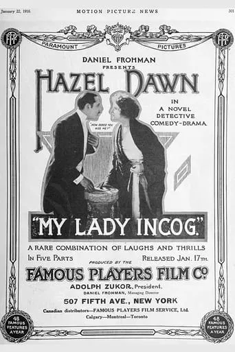 My Lady Incog. movie poster - Entertainment content