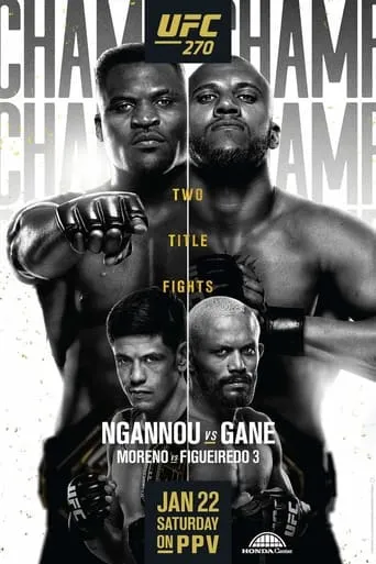UFC 270: Ngannou vs. Gane movie poster - Rated 6/10