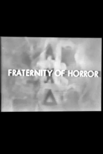 Fraternity of Horror movie poster - Rated 4.5/10