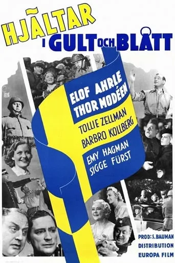 Hjältar i gult och blått movie poster - Rated 5.5/10