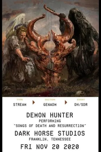 Demon Hunter Songs - Songs of Death and Resurrection Livestream movie poster - Entertainment content
