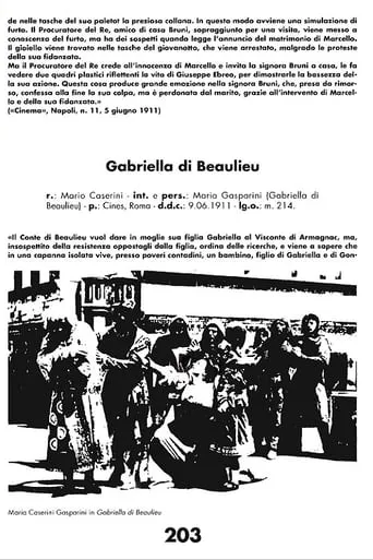 Gabriella di Beaulieu movie poster - Entertainment content