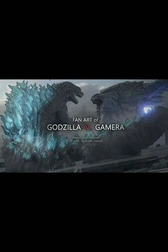 Godzilla V. Gamera movie poster - Rated 9/10