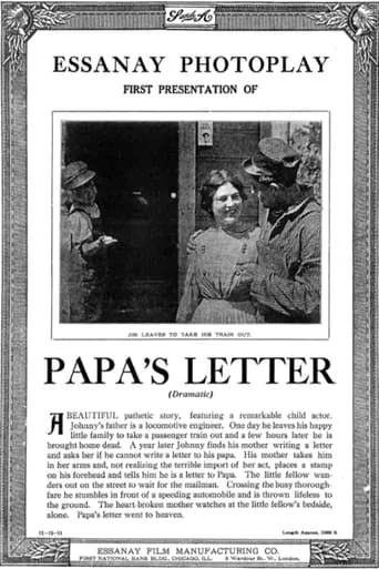 Papa's Letter movie poster - Entertainment content