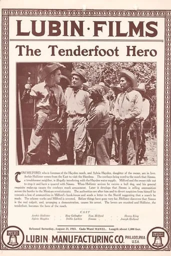The Tenderfoot Hero movie poster - Entertainment content