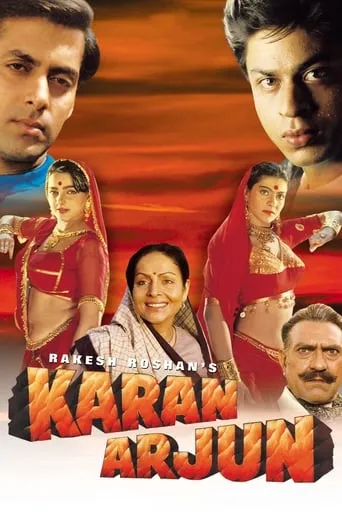 Karan Arjun movie poster - Rated 6.7/10