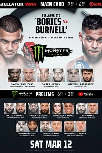 Bellator 276: Borics vs. Burnell movie poster - Entertainment content