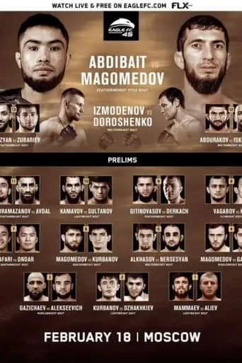 Eagle FC 45: Gitinovasov vs. Magomedov movie poster - Entertainment content