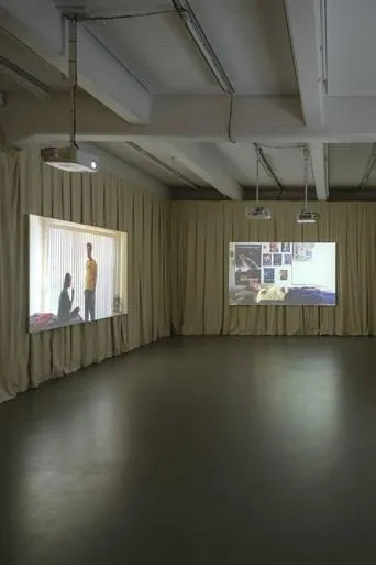 Art installation of ILOVERUSS movie poster - Entertainment content