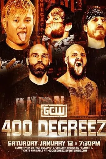 GCW 400 Degreez movie poster - Entertainment content