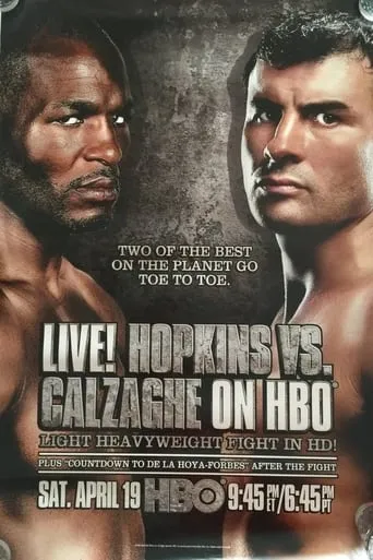 Bernard Hopkins vs. Joe Calzaghe movie poster - Entertainment content