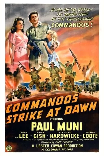 Commandos Strike at Dawn movie poster - Rated 5.435/10
