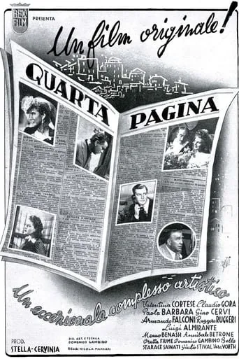 Quarta pagina movie poster - Entertainment content