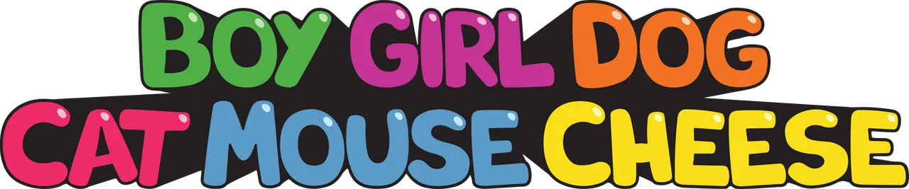 Boy Girl Dog Cat Mouse Cheese