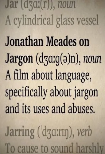 Jonathan Meades on Jargon TV series poster - Rated 10/10