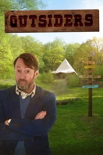 David Mitchell's Outsiders TV series poster - Rated 7/10