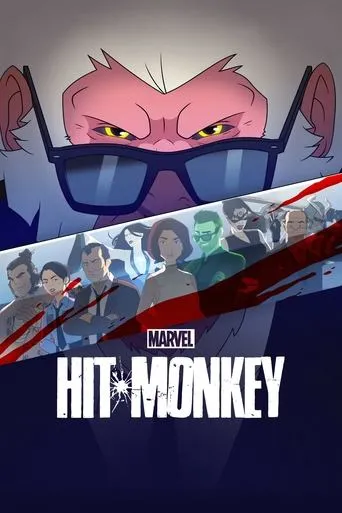 Marvel's Hit-Monkey TV series poster - Rated 7.7/10