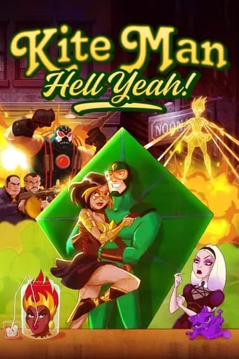 Kite Man: Hell Yeah! TV series poster - Rated 6.667/10