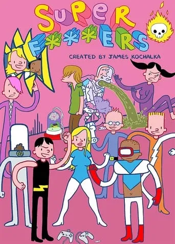 Super F*ckers TV series poster - Rated 4/10