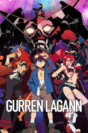 Gurren Lagann TV series poster - Rated 8.2/10