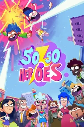50/50 Heroes TV series poster - Rated 7/10