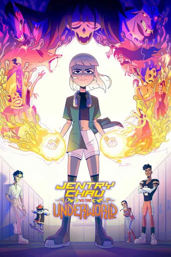 Jentry Chau vs the Underworld TV series poster - Rated 8.5/10