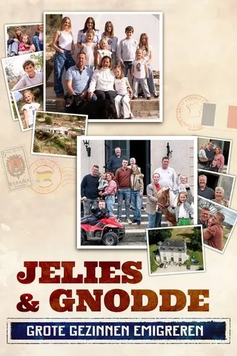 Jelies & Gnodde: Grote Gezinnen Emigreren TV series poster - Entertainment content