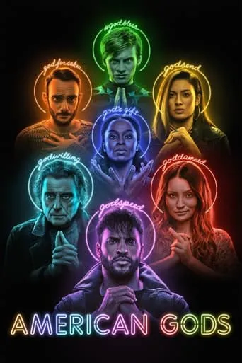 American Gods TV series poster - Rated 7.1/10