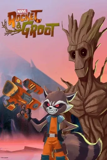 Marvel's Rocket & Groot TV series poster - Rated 6.8/10
