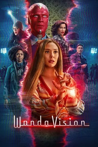 WandaVision TV series poster - Rated 8.2/10